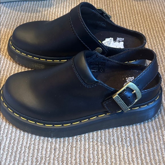 NEW Dr. Martens laketen atlas sling back Black mule clogs size 6 - Picture 4 of 11